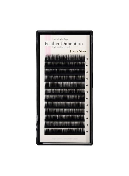 Feather Dimension 12 Lines J-Curl 15mmx0.06mm