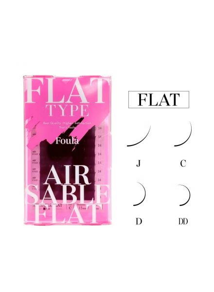 Air Sable Flat 無重力空氣睫 扁毛 12列