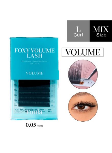 Foxy volume Lash Size Mix